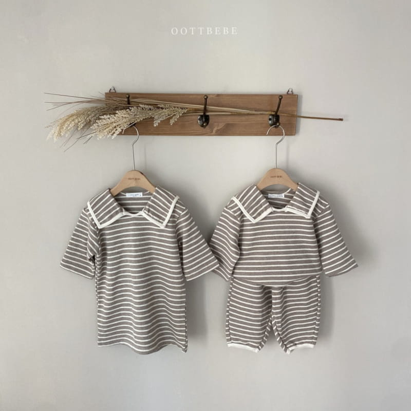 OOTT BEBE - Korean Children Fashion - #Kfashion4kids - Sailor One-piece - 8