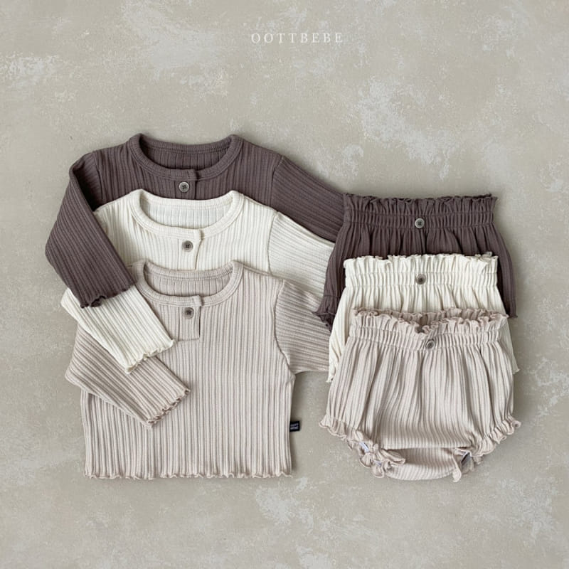 OOTT BEBE - Korean Children Fashion - #Kfashion4kids - Emily Top Bloomer Set - 12