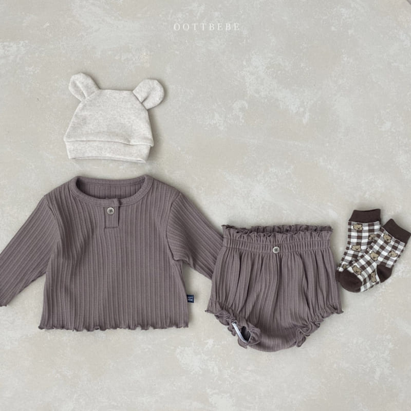 OOTT BEBE - Korean Children Fashion - #Kfashion4kids - Emily Top Bloomer Set - 7