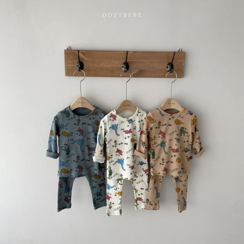 OOTT BEBE - Korean Children Fashion - #Kfashion4kids - Dino Easywear