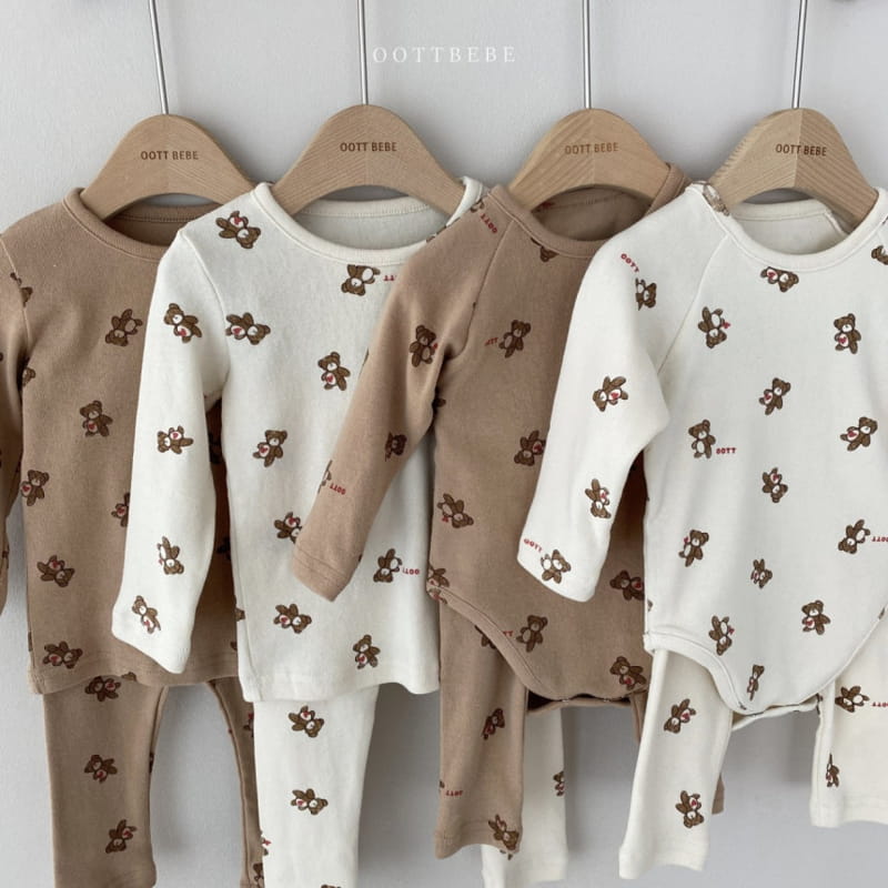 OOTT BEBE - Korean Children Fashion - #Kfashion4kids - Hear Teddy Easywear - 11