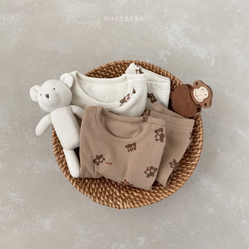 OOTT BEBE - Korean Children Fashion - #Kfashion4kids - Hear Teddy Easywear - 12