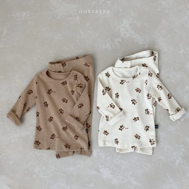 OOTT BEBE - Korean Children Fashion - #Kfashion4kids - Hear Teddy Easywear - 3