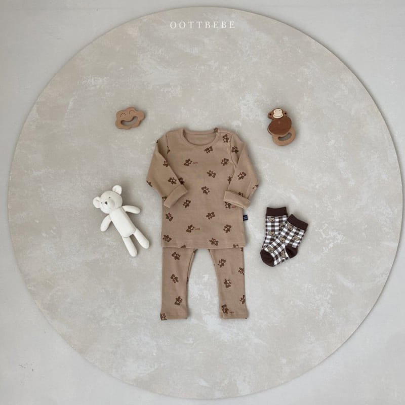 OOTT BEBE - Korean Children Fashion - #Kfashion4kids - Hear Teddy Easywear - 4