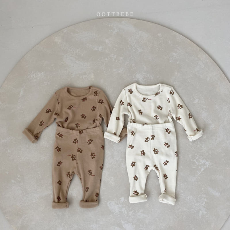OOTT BEBE - Korean Children Fashion - #Kfashion4kids - Hear Teddy Easywear - 6