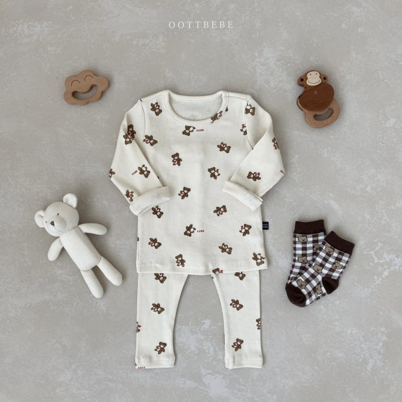 OOTT BEBE - Korean Children Fashion - #Kfashion4kids - Hear Teddy Easywear - 9