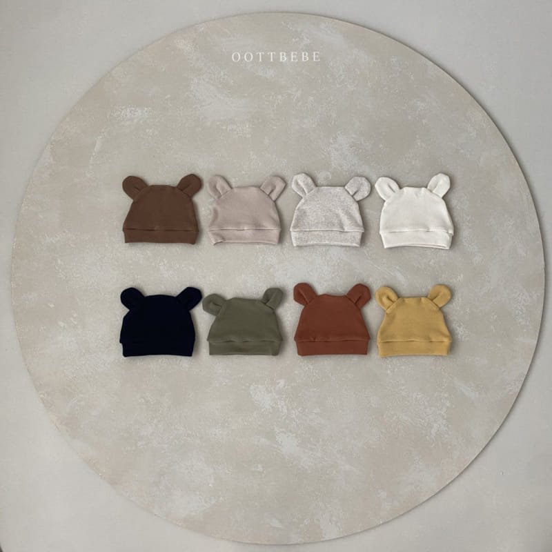 OOTT BEBE - Korean Children Fashion - #Kfashion4kids - Teddy Bear Bonnet