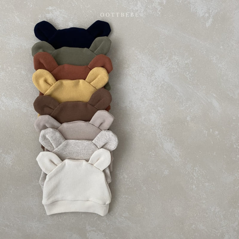 OOTT BEBE - Korean Children Fashion - #Kfashion4kids - Teddy Bear Bonnet - 9