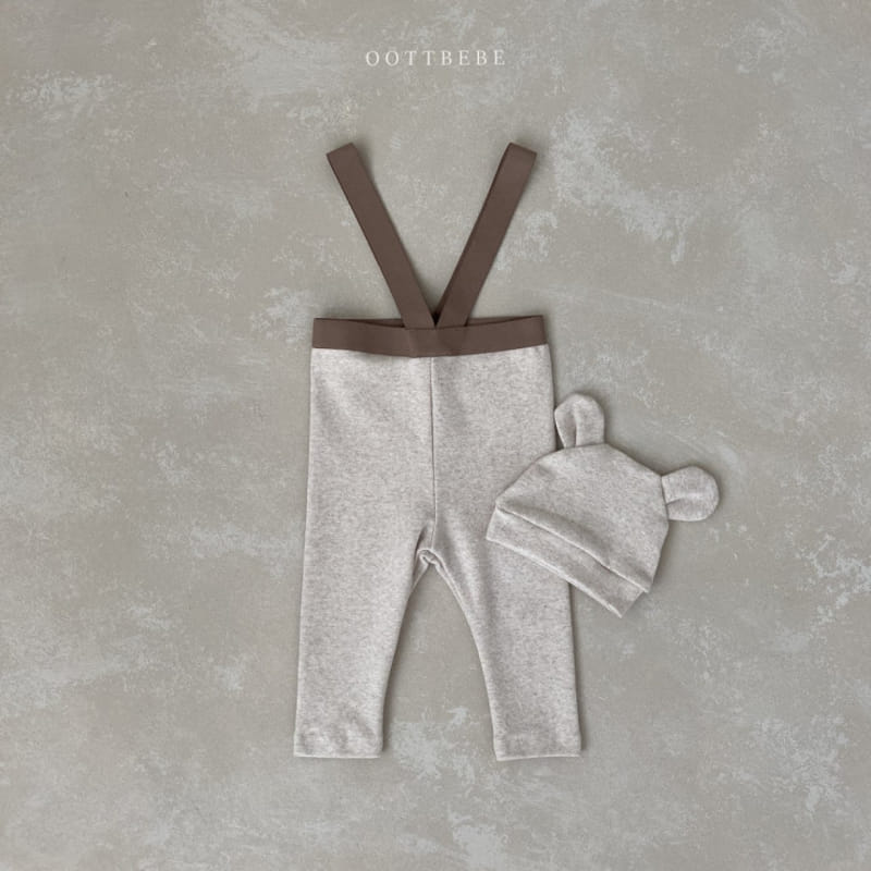 OOTT BEBE - Korean Children Fashion - #Kfashion4kids - Beeb Dungarees Leggings - 5
