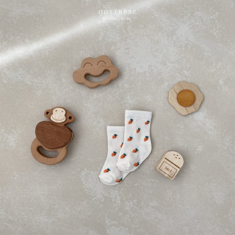 OOTT BEBE - Korean Children Fashion - #Kfashion4kids - New Born Socks Pattern [set of 3] - 6