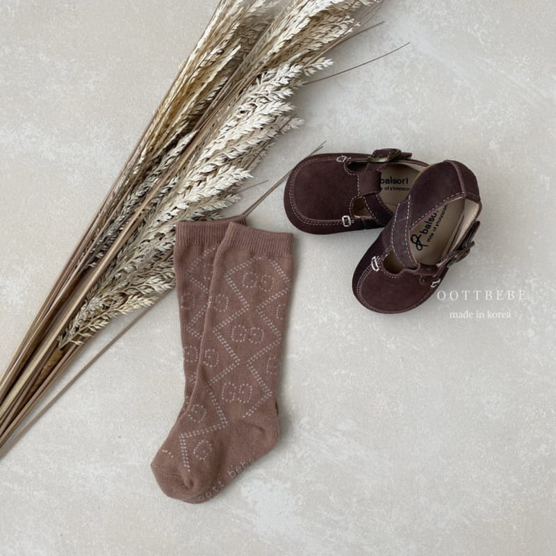 OOTT BEBE - Korean Children Fashion - #Kfashion4kids - GG Knee Socks [set of 2] - 10