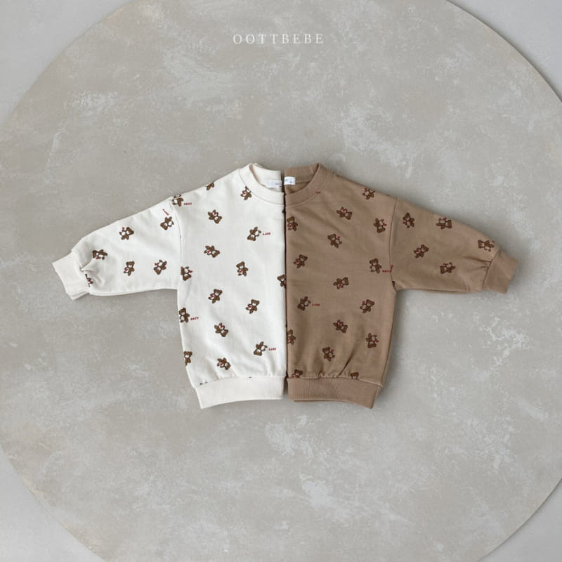 OOTT BEBE - Korean Children Fashion - #Kfashion4kids - Teddy Top Bottom Set  - 6