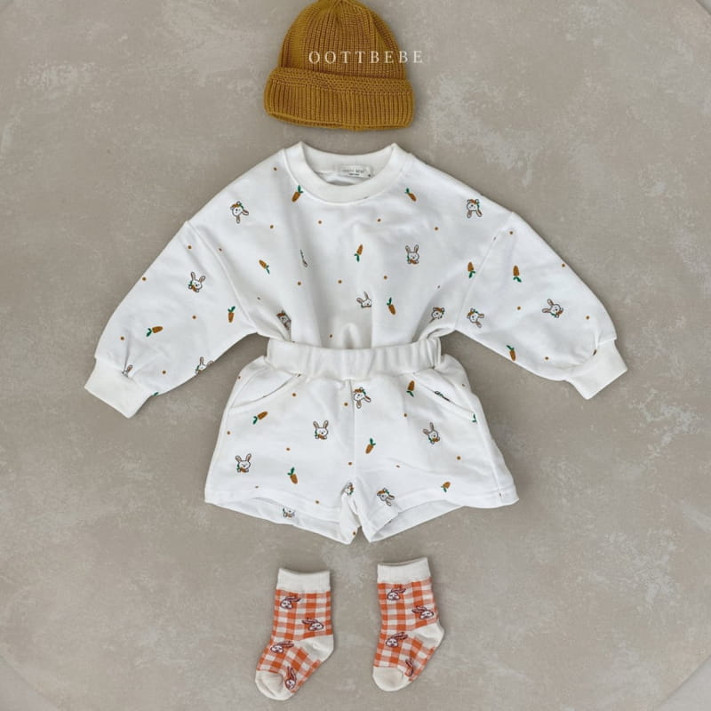 OOTT BEBE - Korean Children Fashion - #Kfashion4kids - Barny Top Bottom Set - 12