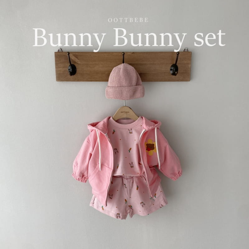 OOTT BEBE - Korean Children Fashion - #Kfashion4kids - Barny Top Bottom Set - 6