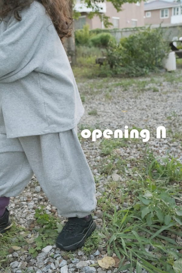 OPENING & - Korean Children Fashion - #Kfashion4kids - CVC Terry Pants - 11