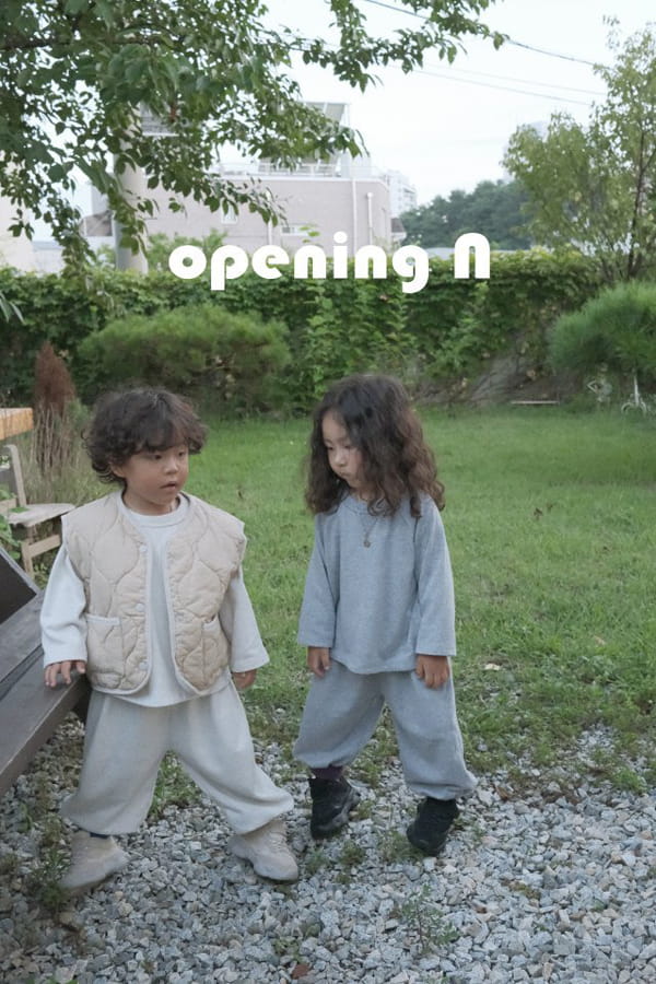 OPENING & - Korean Children Fashion - #Kfashion4kids - CVC Terry Pants - 12