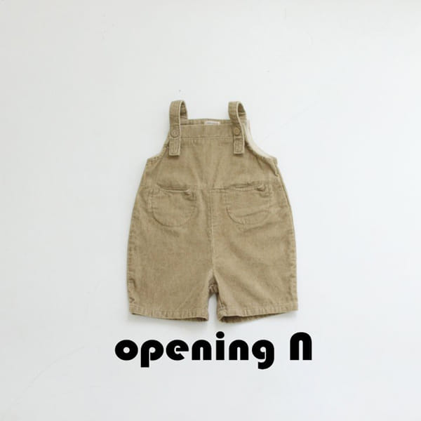 OPENING & - Korean Children Fashion - #Kfashion4kids - Pigment Corduroy Overalls - 3