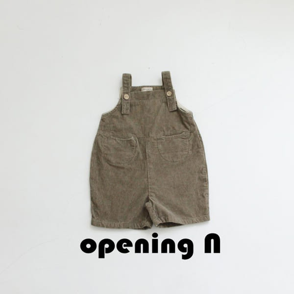 OPENING & - Korean Children Fashion - #Kfashion4kids - Pigment Corduroy Overalls - 5