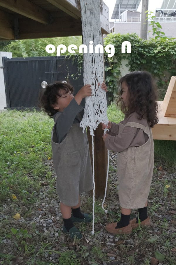 OPENING & - Korean Children Fashion - #Kfashion4kids - Pigment Corduroy Overalls - 9