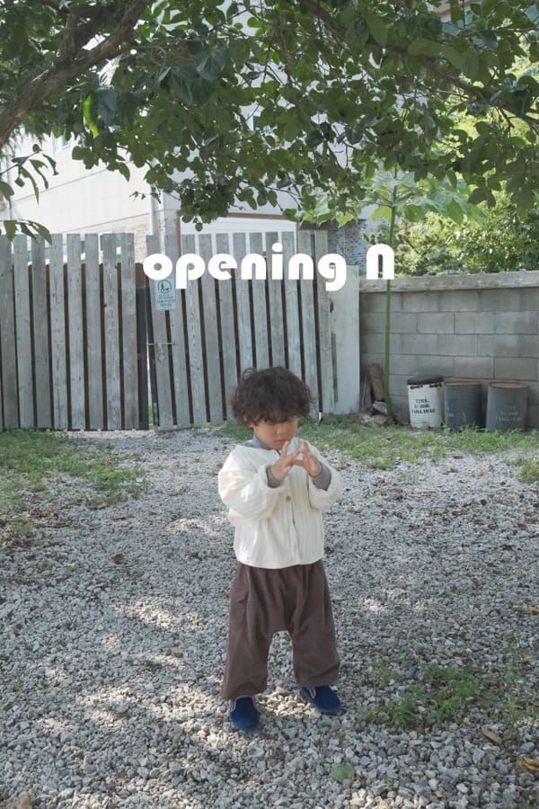 OPENING & - Korean Children Fashion - #Kfashion4kids - Corduroy Pocket Pants