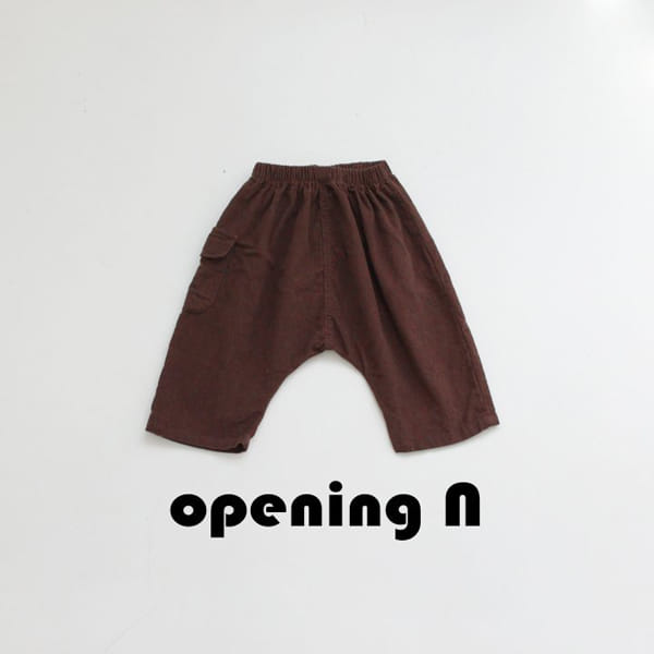 OPENING & - Korean Children Fashion - #Kfashion4kids - Corduroy Pocket Pants - 5