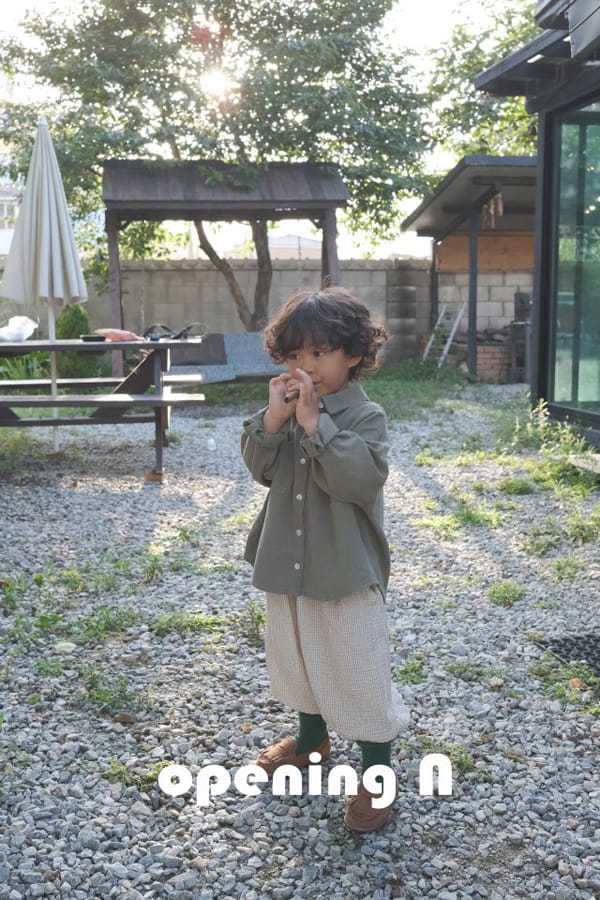 OPENING & - Korean Children Fashion - #Kfashion4kids - Milk Pocket Shirt