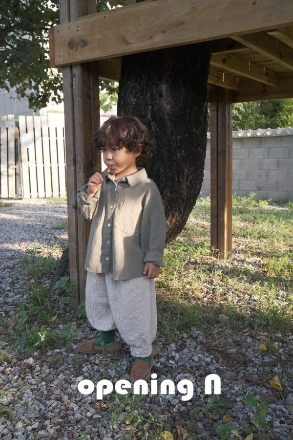 OPENING & - Korean Children Fashion - #Kfashion4kids - Milk Pocket Shirt - 4