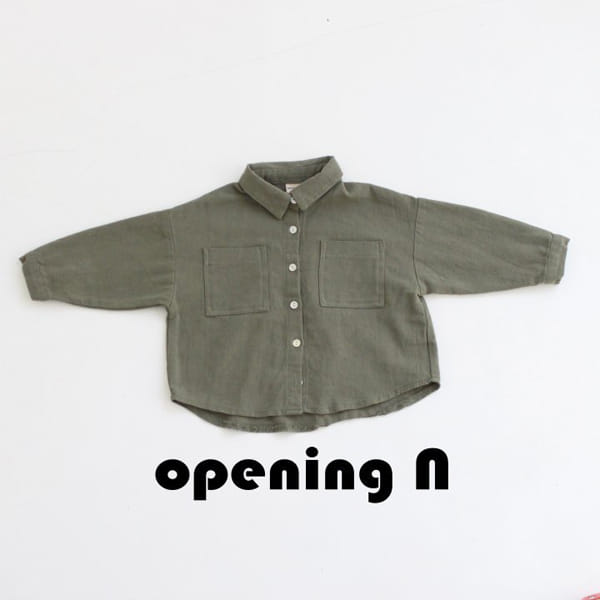 OPENING & - Korean Children Fashion - #Kfashion4kids - Milk Pocket Shirt - 9