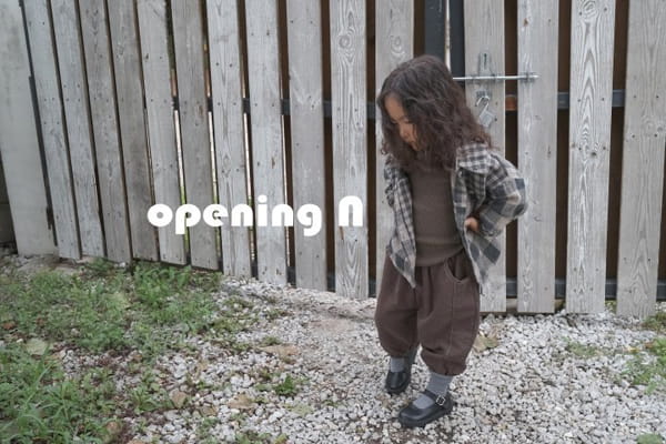 OPENING & - Korean Children Fashion - #Kfashion4kids - Line Band Pants