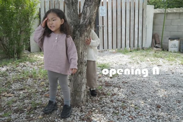 OPENING & - Korean Children Fashion - #Kfashion4kids - Half Button Top - 4