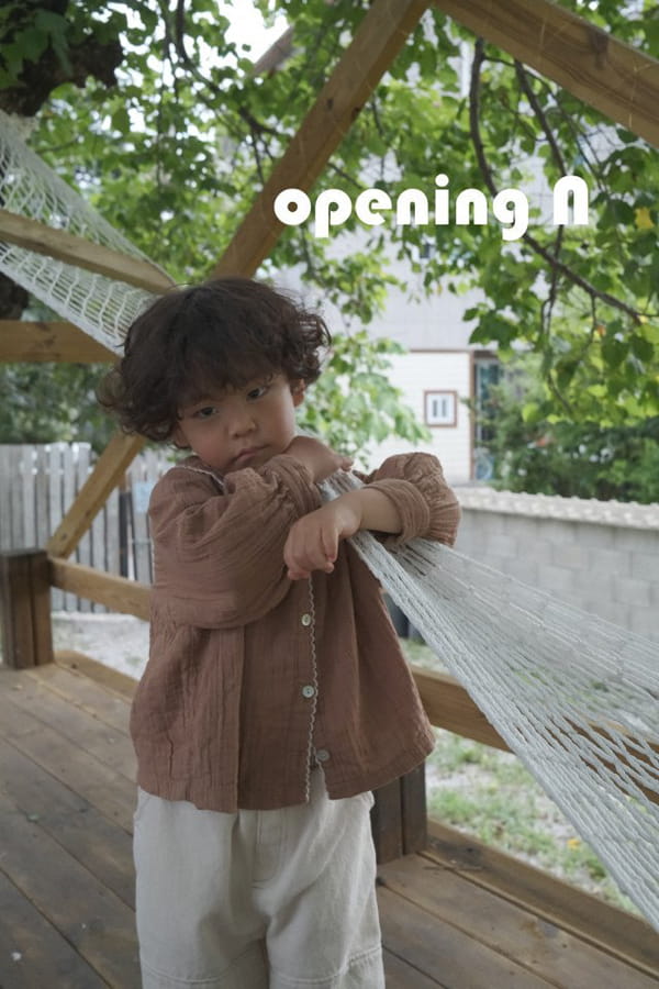 OPENING & - Korean Children Fashion - #Kfashion4kids - Picot Blouse