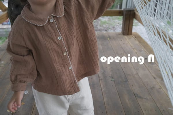 OPENING & - Korean Children Fashion - #Kfashion4kids - Picot Blouse - 7