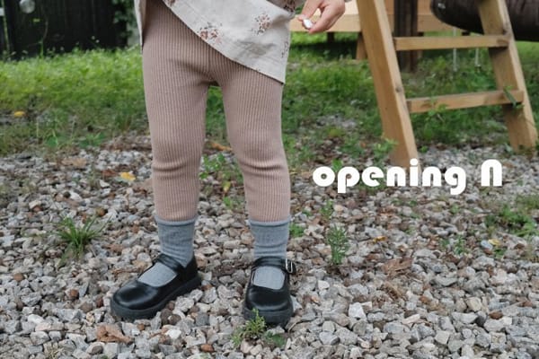 OPENING & - Korean Children Fashion - #Kfashion4kids - Bearbell Leggings