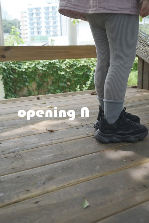 OPENING & - Korean Children Fashion - #Kfashion4kids - Bearbell Leggings - 11