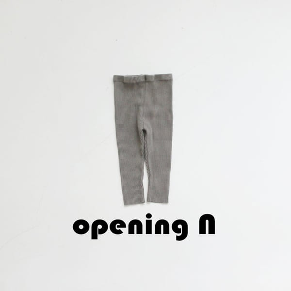 OPENING & - Korean Children Fashion - #Kfashion4kids - Bearbell Leggings - 2