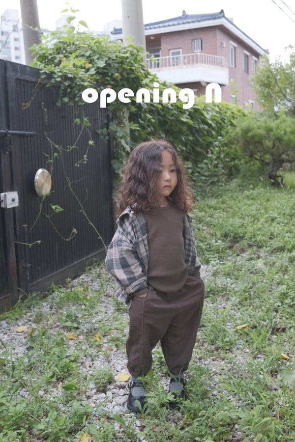 OPENING & - Korean Children Fashion - #Kfashion4kids - Gil Waffle Top - 10