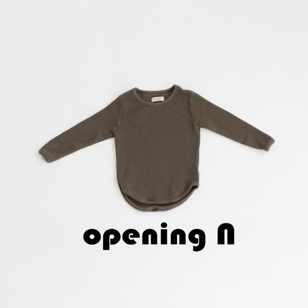 OPENING & - Korean Children Fashion - #Kfashion4kids - Gil Waffle Top - 2