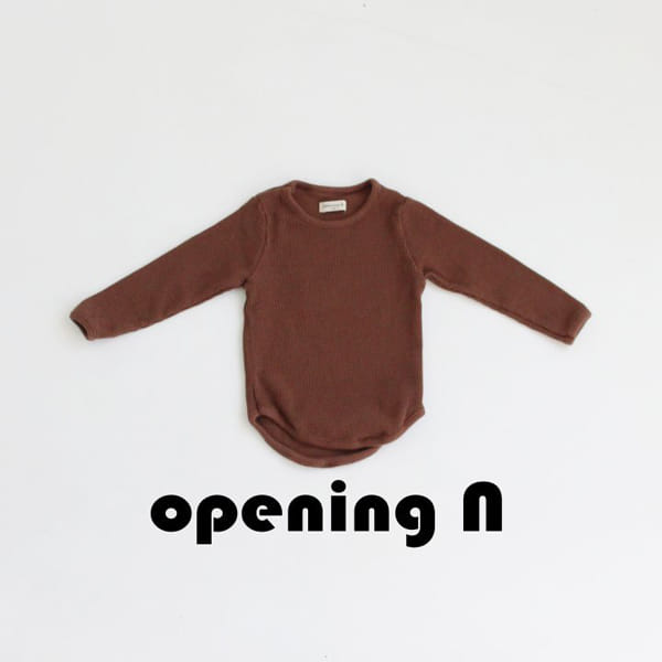 OPENING & - Korean Children Fashion - #Kfashion4kids - Gil Waffle Top - 3