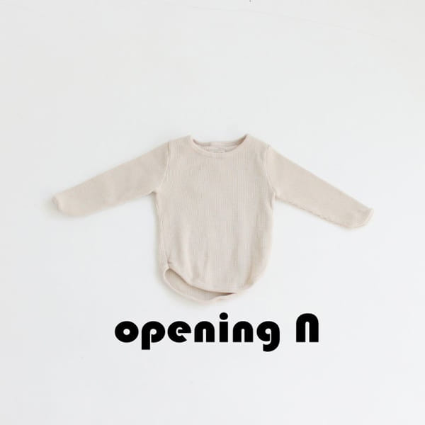 OPENING & - Korean Children Fashion - #Kfashion4kids - Gil Waffle Top - 5