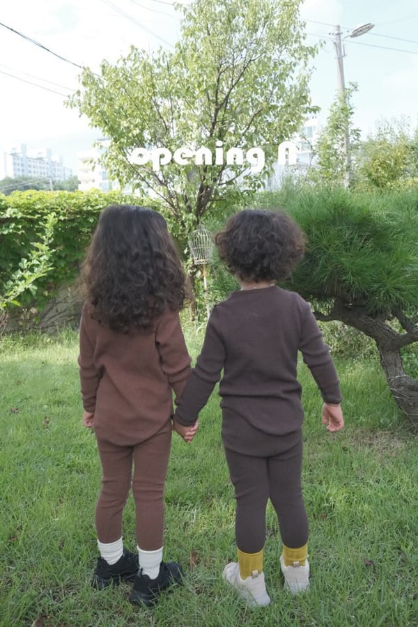 OPENING & - Korean Children Fashion - #Kfashion4kids - Gil Waffle Top - 7