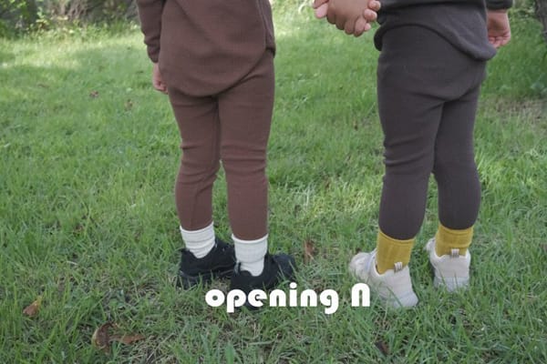OPENING & - Korean Children Fashion - #Kfashion4kids - Gil Waffle Leggings - 12