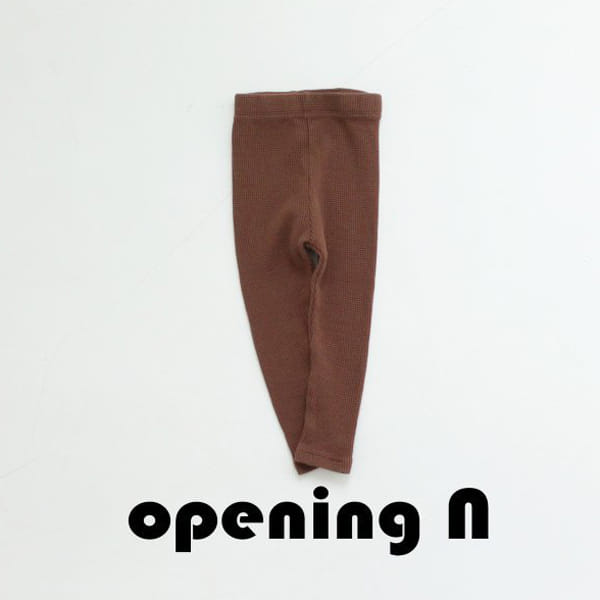 OPENING & - Korean Children Fashion - #Kfashion4kids - Gil Waffle Leggings - 3