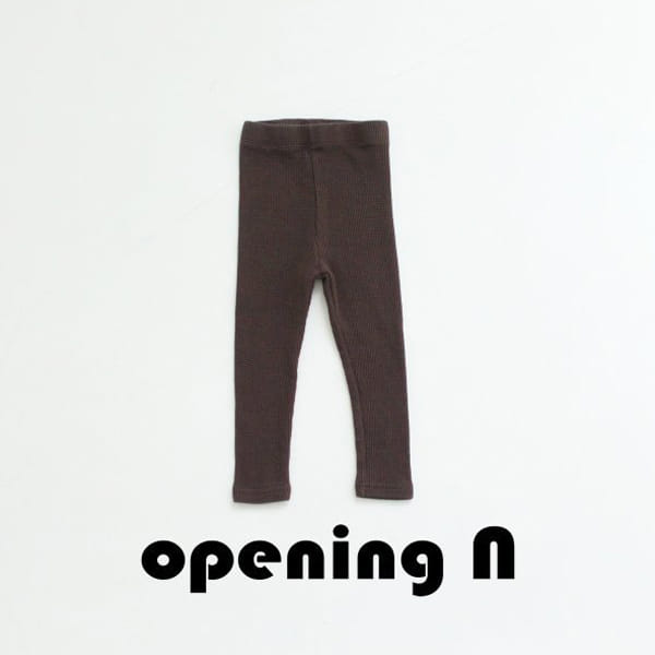 OPENING & - Korean Children Fashion - #Kfashion4kids - Gil Waffle Leggings - 4
