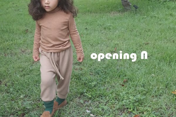 OPENING & - Korean Children Fashion - #Kfashion4kids - Mori Rib Turtleneck Tee