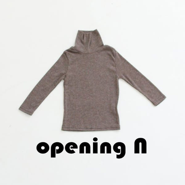 OPENING & - Korean Children Fashion - #Kfashion4kids - Mori Rib Turtleneck Tee - 2