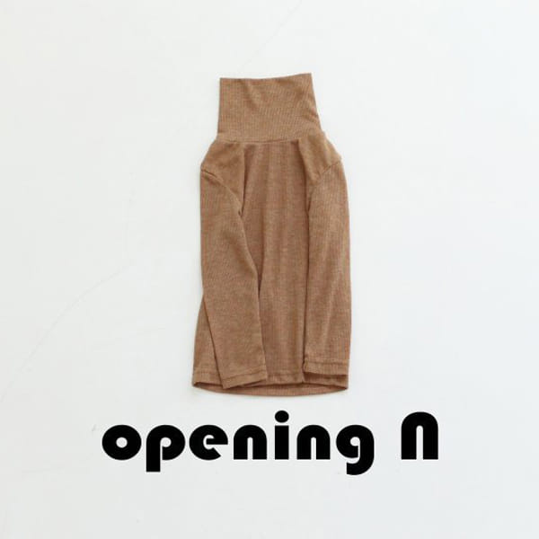 OPENING & - Korean Children Fashion - #Kfashion4kids - Mori Rib Turtleneck Tee - 3