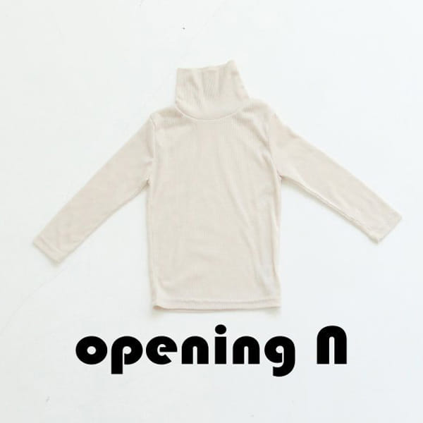 OPENING & - Korean Children Fashion - #Kfashion4kids - Mori Rib Turtleneck Tee - 4