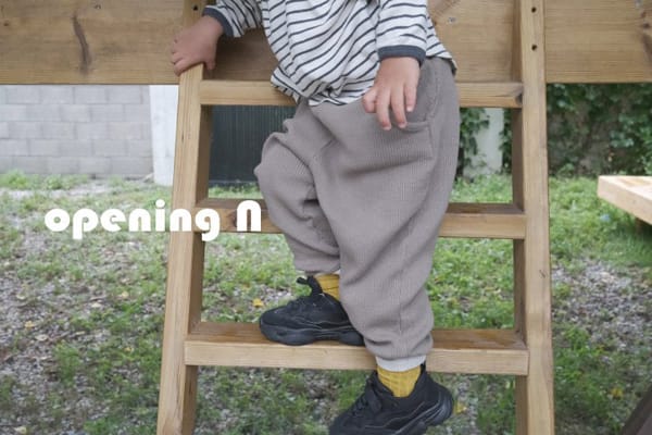 OPENING & - Korean Children Fashion - #Kfashion4kids - Tarot Waffle Pants