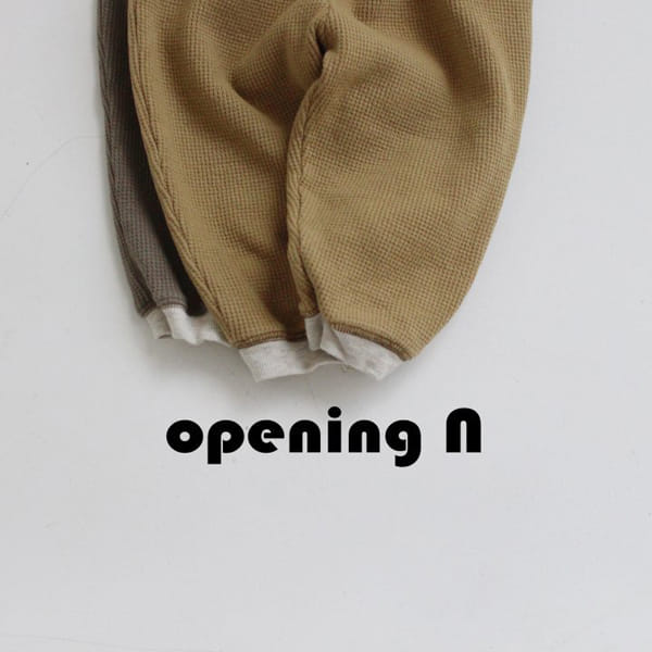 OPENING & - Korean Children Fashion - #Kfashion4kids - Tarot Waffle Pants - 6