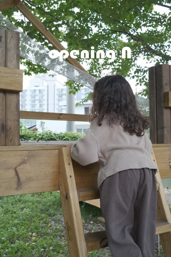 OPENING & - Korean Children Fashion - #Kfashion4kids - Croiffle Waffle Top - 11
